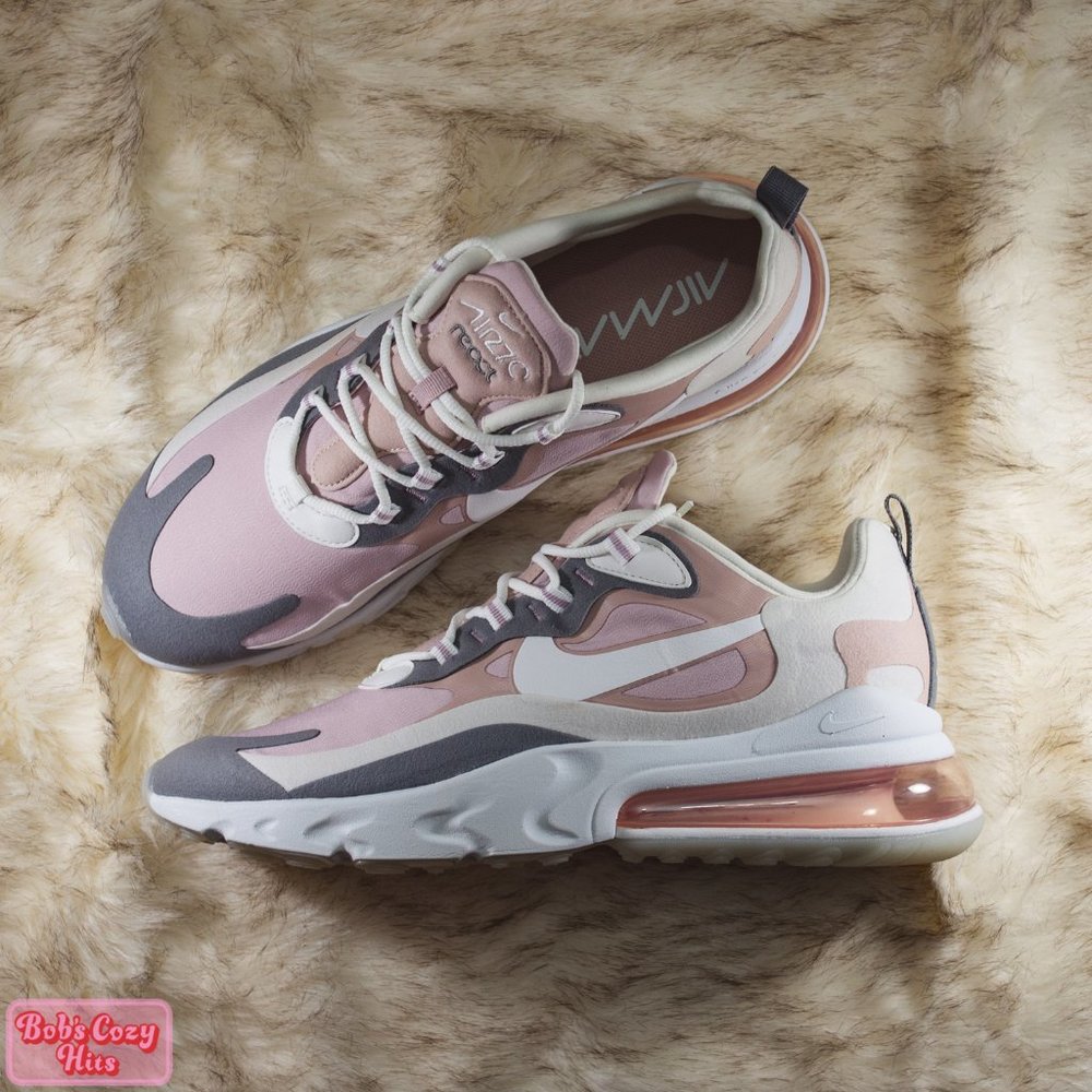 Nike Air Max 270 React Plum Chalk Women's Size 12 - Picture 2 of 12